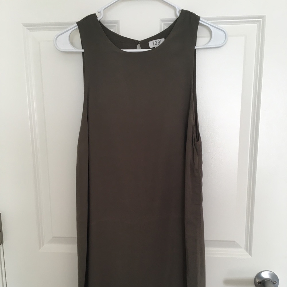Olive Green TOBI dress